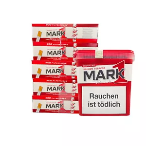 1 x Eimer Mark 1 Tabak / 400g & 1.000 Mark 1 Hülsen - Bild 1 von 1