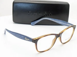Ralph Lauren RA7083 502 Rectangle Shiny Dark Havana Womens Eyeglasses 52mm - Picture 1 of 7
