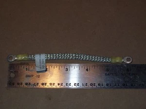 NUEVO COMPONENTE ELÉCTRICO DE ALTA RESISTENCIA TYCO 000G 6" 1/4 TRENZADO 32A CORREA DE TIERRA P558 - Imagen 1 de 2