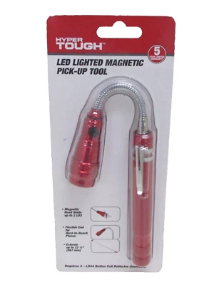 NEW! HYPER TOUGH LED LIGHTED MAGNETIC PICK-UP TOOL, TS07105J - Image 1 of 3