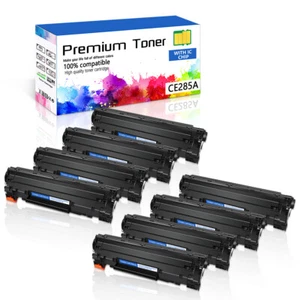 8 PCS CE285A Toner Cartridge for HP 85A Laserjet aserJet P1102 W P1006 M1212NF - Picture 1 of 24