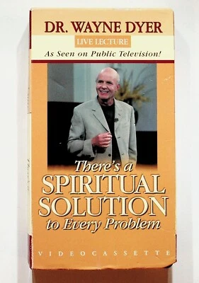 Wayne Dyer There's A Spiritual Solution To Every Problem VHS Video Tape - Image 1 of 3