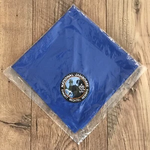 2013 Boy Scout National Jamboree ROYAL BLUE SATIN Neckerchief. Mint Condition! - Picture 1 of 1