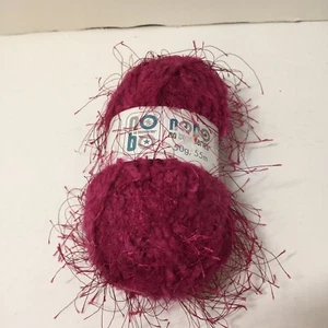 1 Skein NoBo Yarn 50g Christina Pink Super Bulky Eyelash Soft - Picture 1 of 5