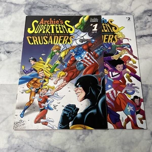 Archie's SuperTeens Versus Crusaders Comic Book Issues #1 & 2 Archie Comics 2018 - Picture 1 of 23