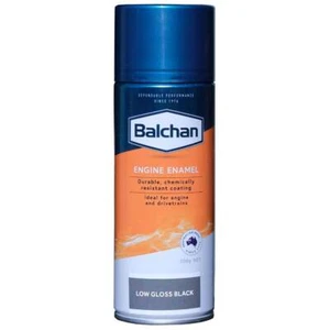 Balchan Engine Enamel Paint Low Gloss Black 300g - Picture 1 of 2