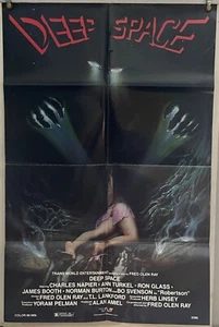 DEEP SPACE FF ORIGINAL VIDEO MOVIE POSTER ANN TURKEL JULIE NEWMAR (1988) - Picture 1 of 1