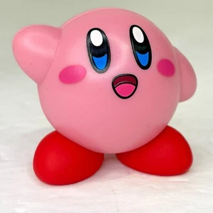 Kirby Star Allies Interior 1.25" Waving Happy Kirby Gashapon Mini Figure HAL - Picture 1 of 3