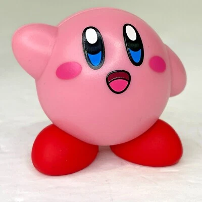 Minifigura HAL Kirby Star Allies Interior 1.25" Waving Happy Kirby Gashapon Foto 1 de 3