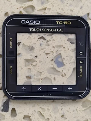КРИСТАЛЛ-циферблат - стекло для Casio TC_50 модуль 120 сенсорный датчик новый из старых запасов - Изображение 1 из 4