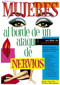 FILM SPAGNOLO, DONNE SULL'ORLO DI UNA CRISI DI NERVI, 1 DVD, 1988 - Foto 1 di 2