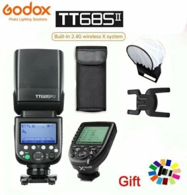 AU Godox New TT685II-S 2.4G TTL HSS Speedlite Flash Light +XPRO Trigger For Sony - Image 1 of 4