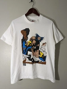 VTG Marvel Comic Images Wolverine 1996 Lightly Distressed T Shirt FOTL Large - Picture 1 of 10
