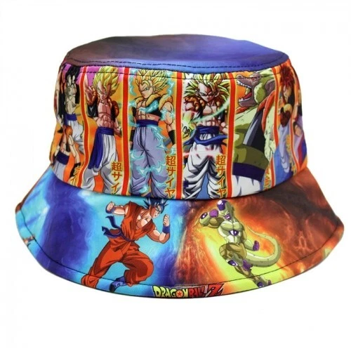 Dragon Ball Z Hat Beach Bucket Cap Mens Boys Goku Cartoon Anime - image 1 of 3