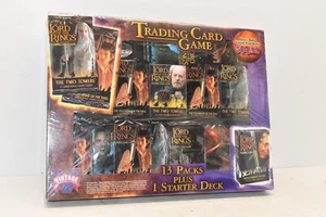 LORD OF THE RINGS TRADING CARD GAME BOOSTER BOX - STARTER DECK & 13 PACKS Sealed - Picture 1 of 5