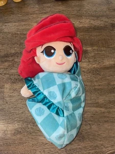 Disney Parks - 12 Zoll Babys Baby Arielle Plüsch mit Beutel Decke kleine Meerjungfrau - Bild 1 von 4