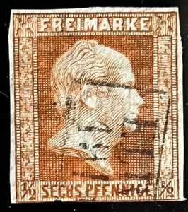 ALEMANIA - Prusia #10 Rey Federico Guillermo IV Usado - CV $160 - Imagen 1 de 2