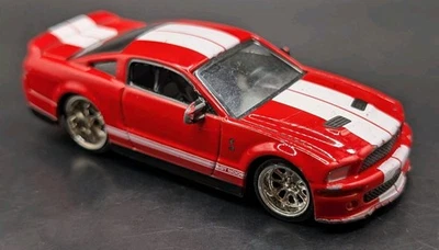🔥Jada Toys - Bigtime Muscle 2007 Shelby GT 500 (Red & White) - Image 1 of 4