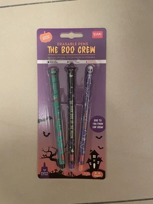 Legami The Boo Crew Halloween 2025 Set Erasable Gel Pen Erasable Limited - Bild 1 von 2