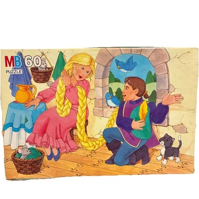 Rompecabezas de colección Well Loved Milton Bradley Rapunzel 60 piezas Foto 1 de 4