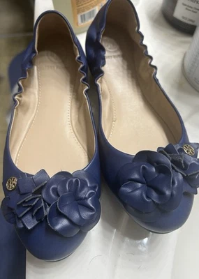 Tory Burch Women's Leather Ballet Flats Size 7 - Image 1 of 4