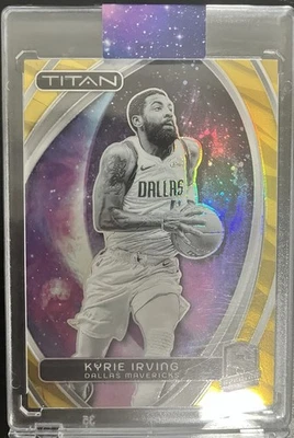 Panini Spectra 2023-24 - Titan Kyrie Irving #73 Gold Prizm/10 Foto 1 de 2