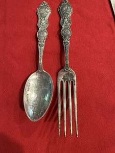 FORK & SPOON - Hotel Green Pasadena, California, Santa Barbara Mission (S584) - Picture 1 of 24