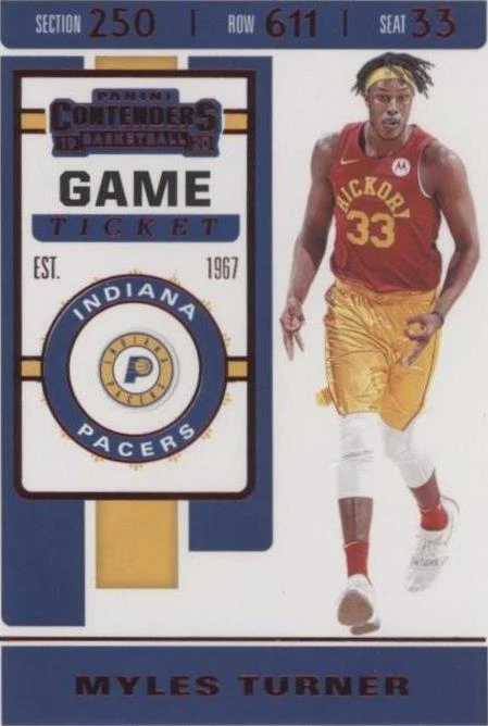 2019-20 Panini Contenders - Myles Turner #84