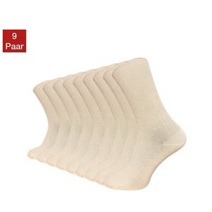 9 pares de calcetines diabéticos de algodón para mujer y hombre, sin elástico, sin costuras - Imagen 1 de 45