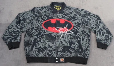 Vintage Nascar Jacket Men’s 2XL Batman Y2K Graffiti JH Design DC Comics - Image 1 of 4