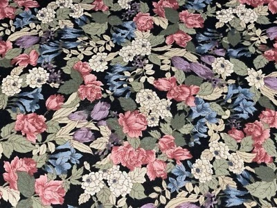 Tela de algodón floral vintage de Hoffman "Country Side Collection" de 1/2 yarda BTHY Foto 1 de 4