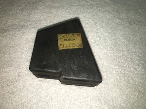 Vintage Ski-Doo Alpine  RUBBER BUMPER,  STOPPER 570-0351-00 Front Ski Stop- NEW - Picture 1 of 3