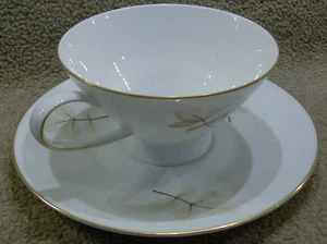Rosenthal Continental Shadow Rose Fußbecher und Untertasse Set - Bild 1 von 6
