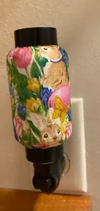 Rabbit with Butterfly Oriental Japanese Fabric Night Light Wall plug-in Home Dec - Picture 1 of 9