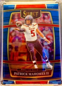 PATRICK MAHOMES🏈 SELECT DRAFT PICKS 💥 BLUE 💥 CONCOURSE💥MVP💥CHROME 💥INVEST - Picture 1 of 1