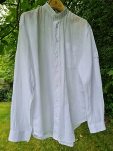 G-Star Bluse Gr.L Boyfriend Fit weiß mit Stehkragen - Bild 1 von 13