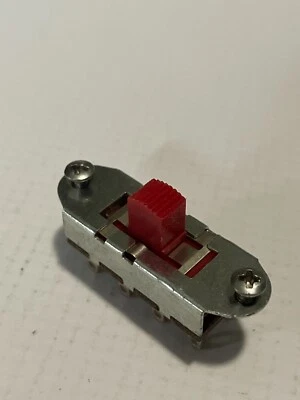 On-Off-On Slide Switch with Red Tip for Fender Mustang Guitar EP-0261-023 - Image 1 of 4