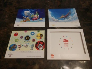 2012 Club Nintendo Original Calendar Used Complete - Picture 1 of 1
