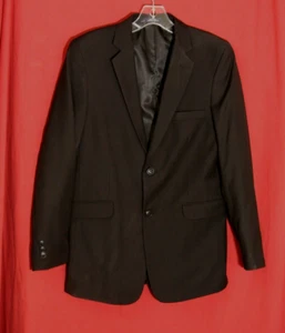 Chaps BOYS 18 R BLACK SPORTS JACKET BLAZER SUIT COAT LINED 2 BUTTON Worn Once - Picture 1 of 8