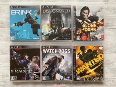 SONY PS3 Brink & Dishonored & Damned & Watch Dogs & Alone in the Dark & Wanted - Image 1 of 4