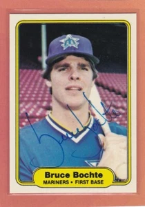 AUTÓGRAFO BRUCE BOCHTE MARINERS BÉISBOL *044 - Imagen 1 de 1