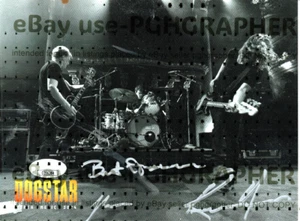 DOGSTAR BAND SIGNED HANDSIGNIERT MEET & GREET 5X7 - Keanu Reeves - J.S.A. Cert. - Bild 1 von 2
