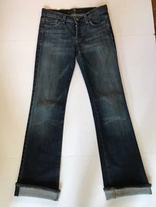 7 For All Mankind Boycut Boyfriend Jeans Size 26 Denim - Picture 1 of 1