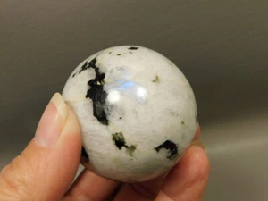 Moonstone Sphere 1.75 inch Polished Rock Rainbow Gemstone India #O9 - Picture 1 of 10