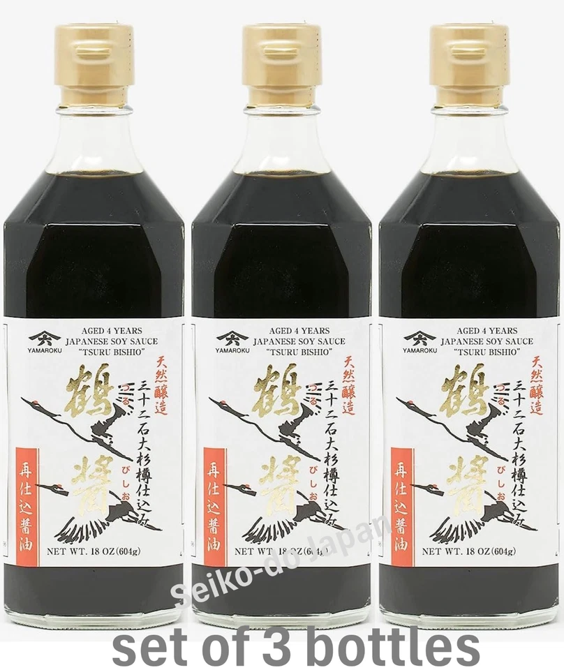 Yamaroku Soy Sauce Aged 4 Years Shodoshima Tsurubishio Japan 500ml