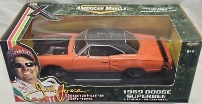 NEW 1/18 American Muscle 69' Dodge Superbee Autograph Limited Edition John Force - Image 1 of 4