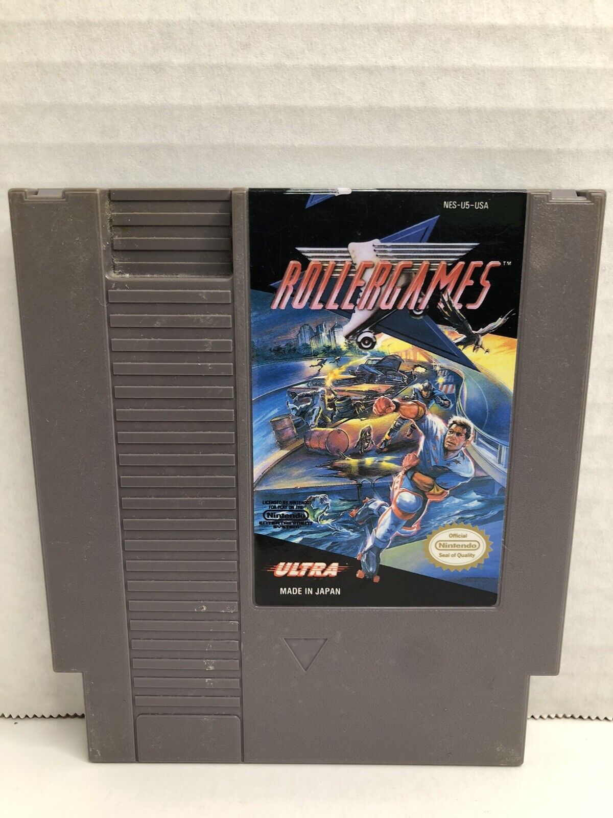 RollerGames (Nintendo Entertainment System, 1985) Authentic Cartridge Tested!