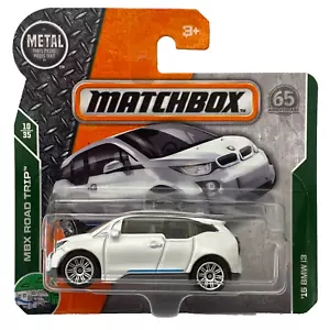 Matchbox MBX Road Trip 2018 '15 BMW i3 White MB1039 1/64 Short Card FHJ77 - Picture 1 of 1