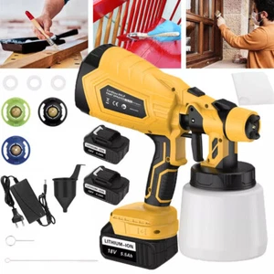Farbsprühsystem Elektrische Farbspritzpistole Sprühpistole Akku Für Makita 18V - Bild 1 von 38