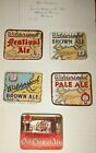 5 Old Warington  Beer Labels Nice Lot 1950s